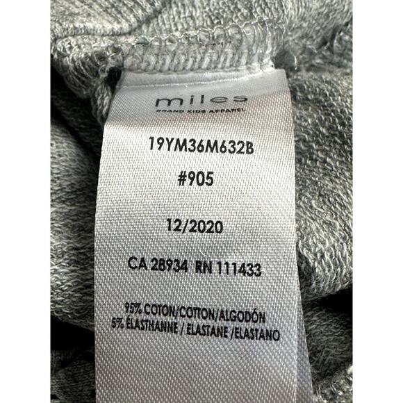 Miles Baby Unisex Black White Square Print Raglan Sweatshirt Baby 6M NWT - Picture 5 of 5